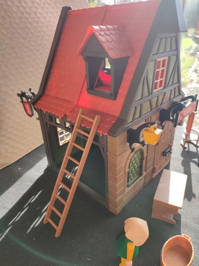 Playmobil 3440 maison médiévale tailleur - photo numéro 4