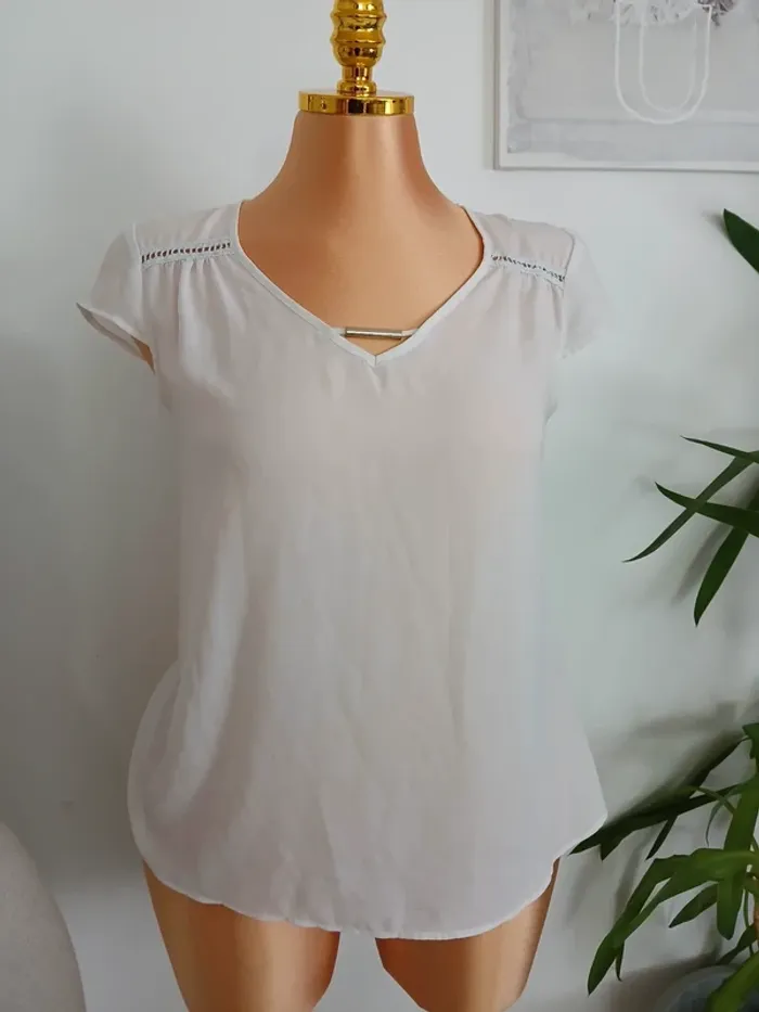 Blouse d'été grain de malice Taille L🌿💝 - photo numéro 2