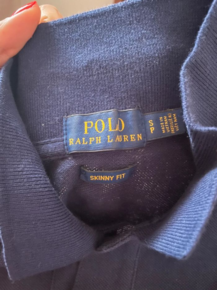 Polo Ralph Lauren bleu marine Skinny fit - photo numéro 4