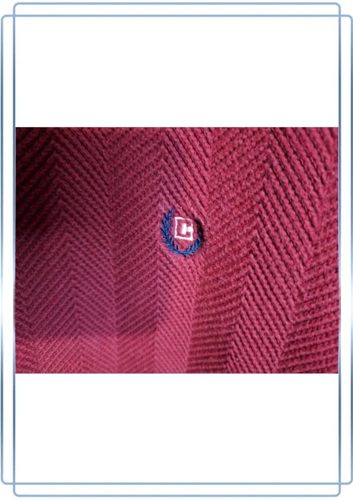 Pull / crewneck chaps by Ralph Lauren vintage rouge - taille XL / homme - col rond (117) - photo numéro 3
