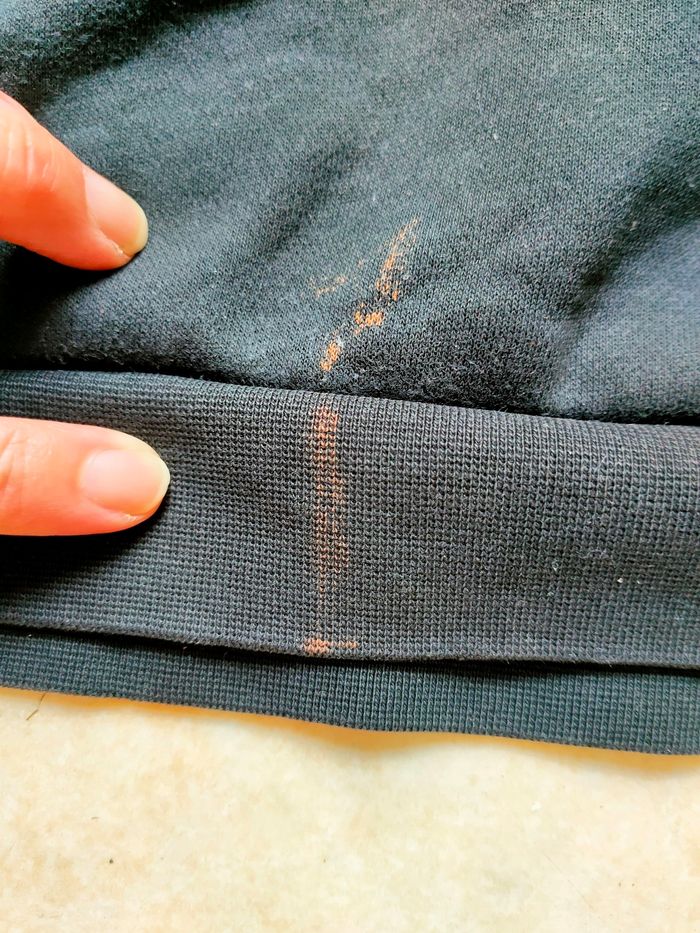 Sweat à capuche Nike noir et gris 12 ans - photo numéro 3