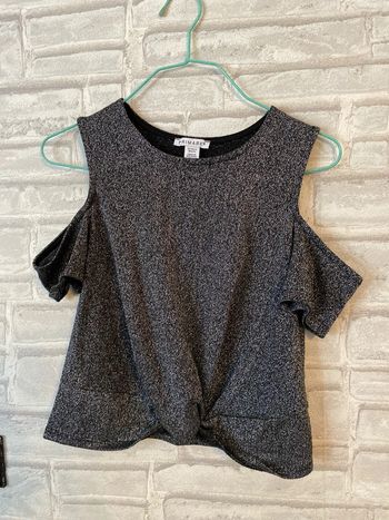 Top fille paillettes