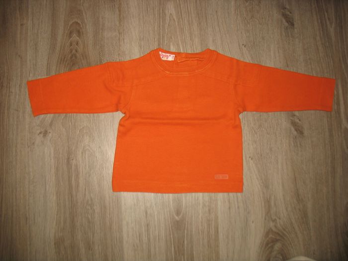 TEE SHIRT ML ORANGE BÉBÉ GARÇON "LA COMPAGNIE DES PETITS" - 12 MOIS - n°03 - photo numéro 1