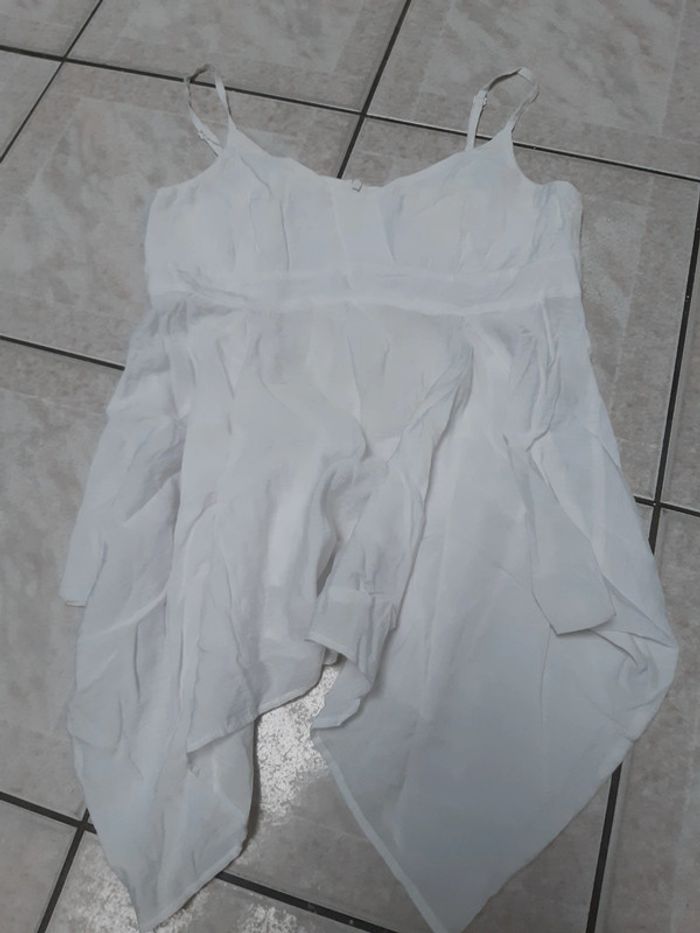 Débardeur fluide blanc Jacqueline Riu 40