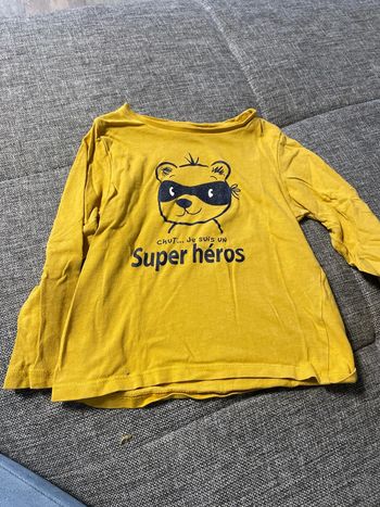 Teeshirt manches longues 24 mois