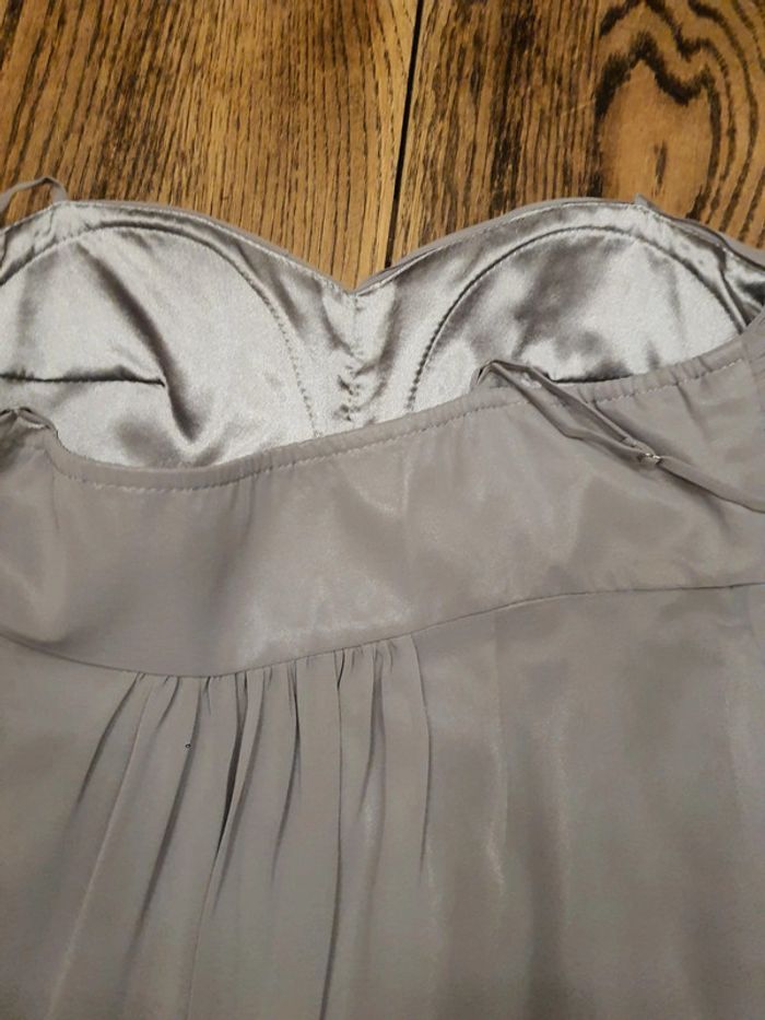 Robe de soirée gris clair Lautinel taille 4 (L) - photo numéro 18
