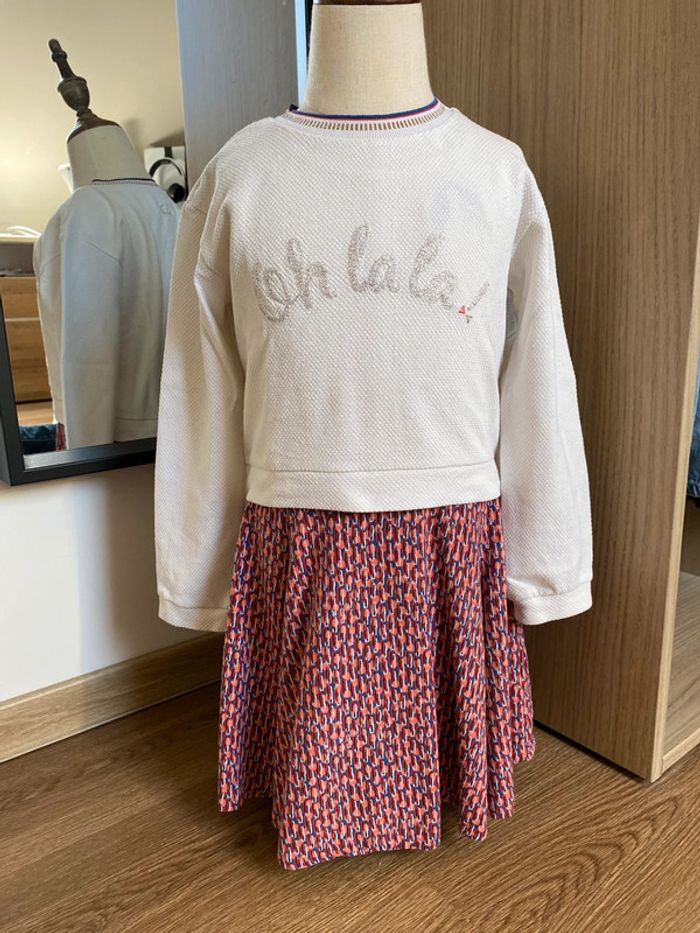 Robe et pull fin Catimini 6 ans - photo numéro 5