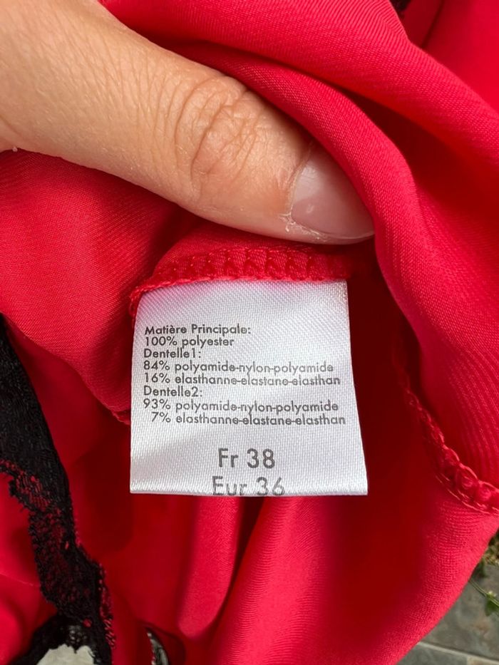 ๐ฅ Combinaison en dentelle rouge ๐ฅ - photo numรฉro 6