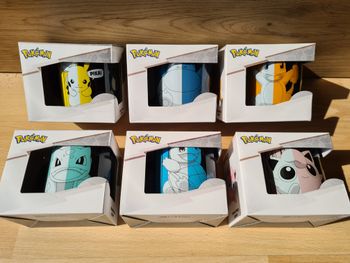 Mug Pokémon serie complete neuf