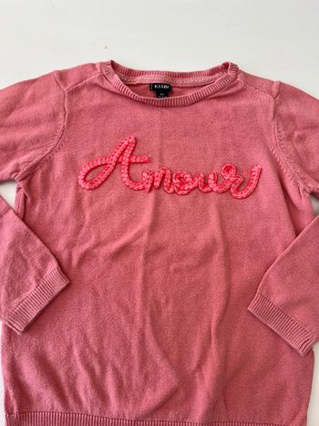 Pull fille 8 ans Kiabi amour