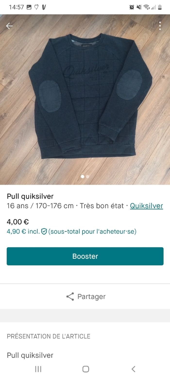 Pull quiksilver