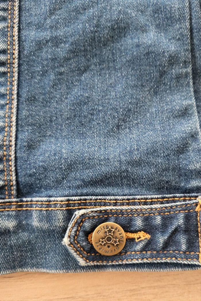 Veste en jean bleue Miss Avant Première Taille 14 ans - photo numéro 5