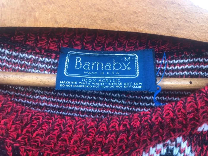 Made in USA 🇺🇸 Pull vintage knit pullover Barnaby Womens M / Mens S - photo numéro 2