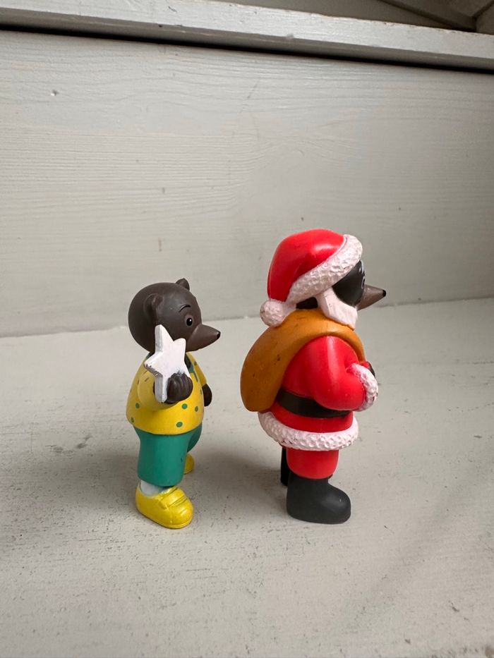 Figurine petit ours brun Noël - photo numéro 3