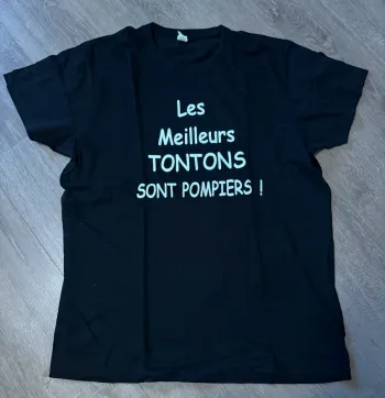 Tee shirt pompiers