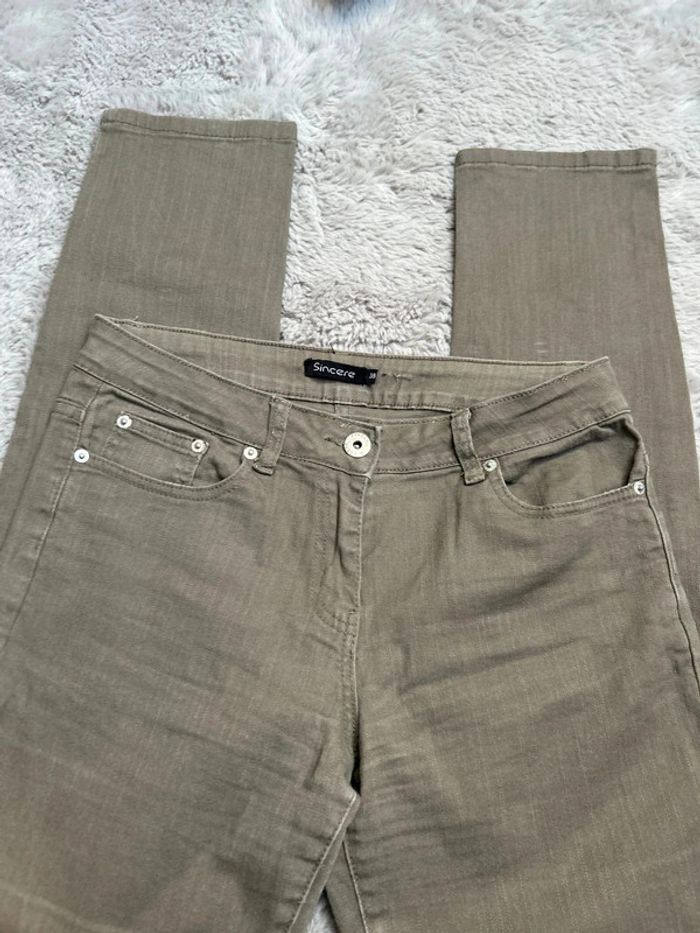 Pantalon marron clair taille 38 - photo numéro 3