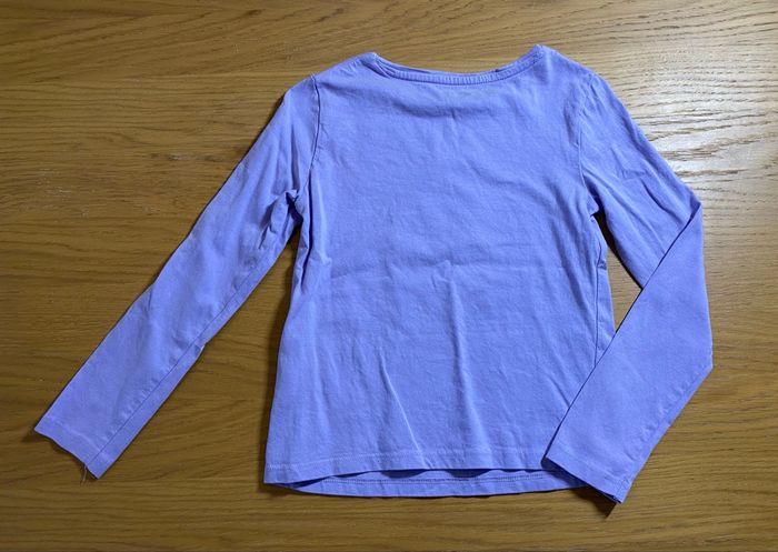 Kiabi T-shirt manches longues mauve Taille 8 ans - photo numéro 2