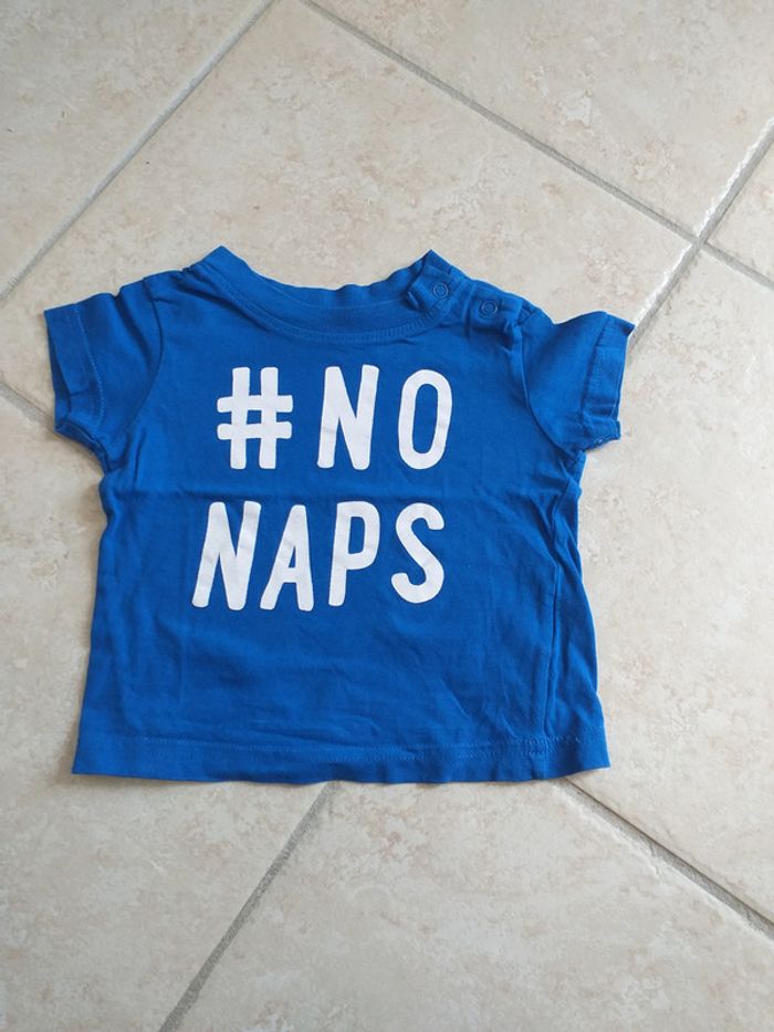 Tshirt manches courtes bleu 12 mois