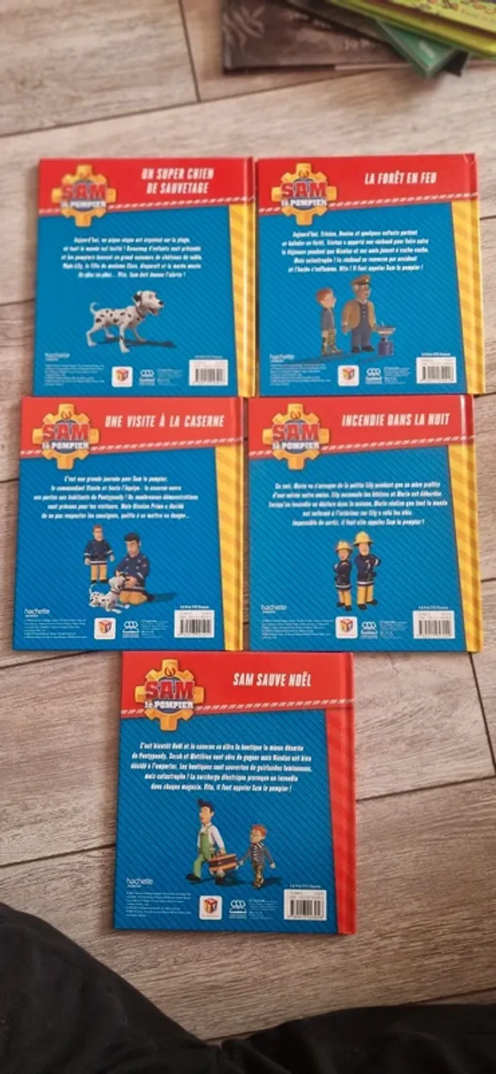 Lot 5 livres Sam le Pompier - photo numéro 2