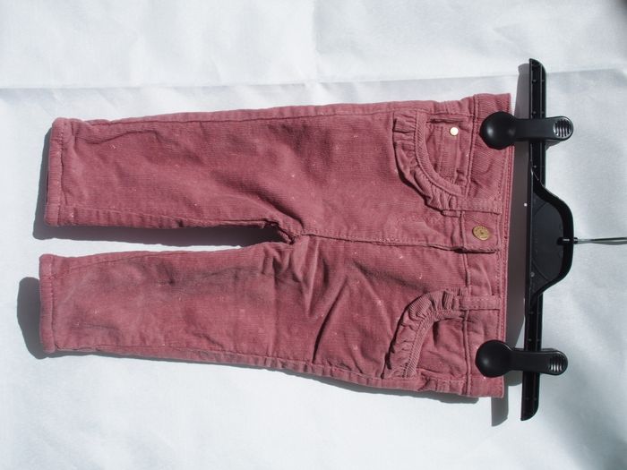 Pantalon velours côtelé doublé