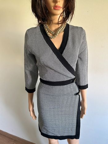 Robe noire et beige dorée neuve Morgan taille L (valeur 70€)