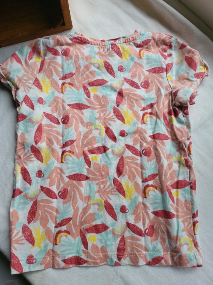 T-shirt tropical brillant 18 mois - photo numéro 4
