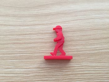 Piéton rouge pièce détachée jeu de société Richesses de France édition Nathan #A42