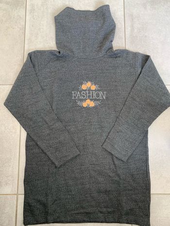 Pull gris long taille 38/40