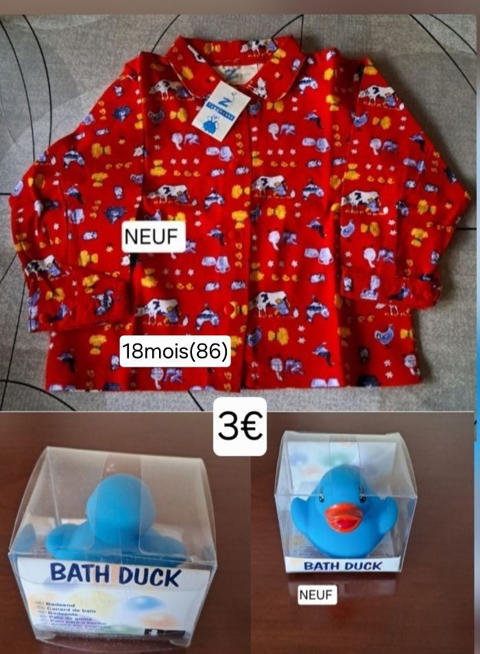 Chemise NEUVE pour garçon 18 mois (86)