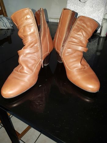 Bottines marron