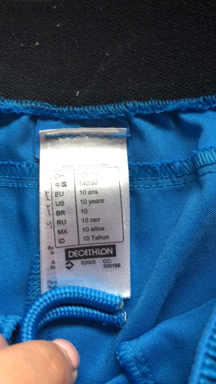 Short bleu - photo numéro 4