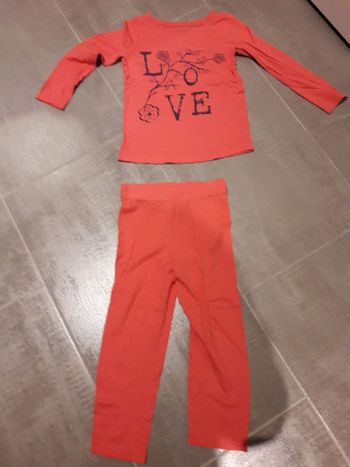 pyjama corail fille 3 ans