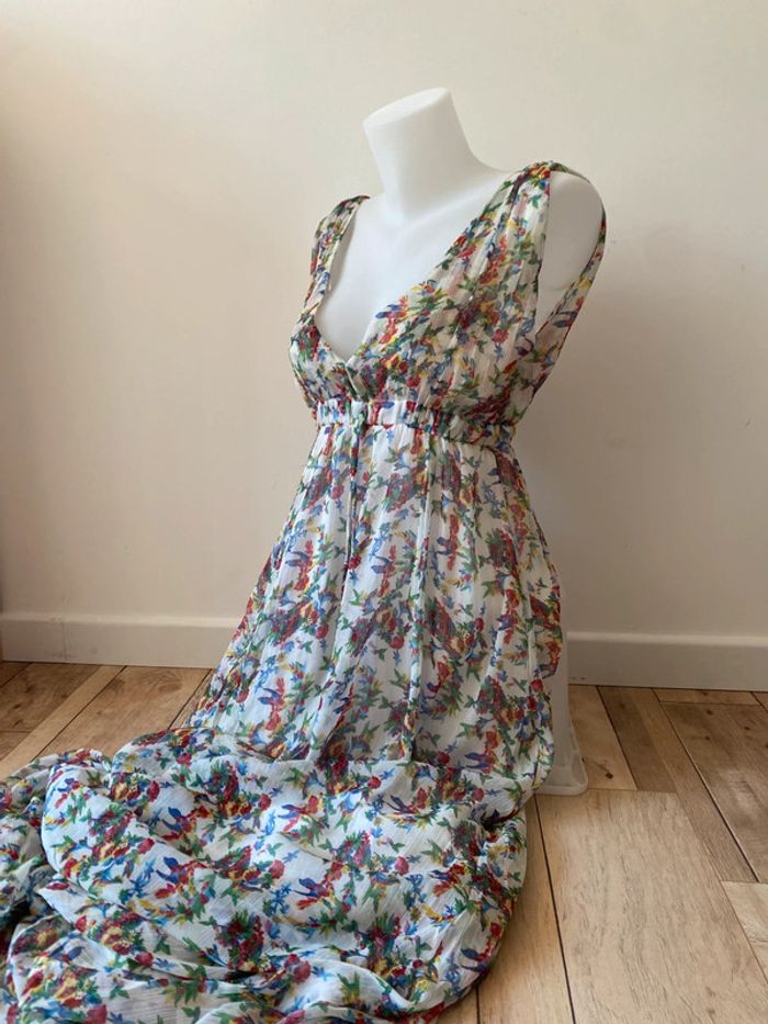 Robe Longue fleuri doublée - photo numéro 7