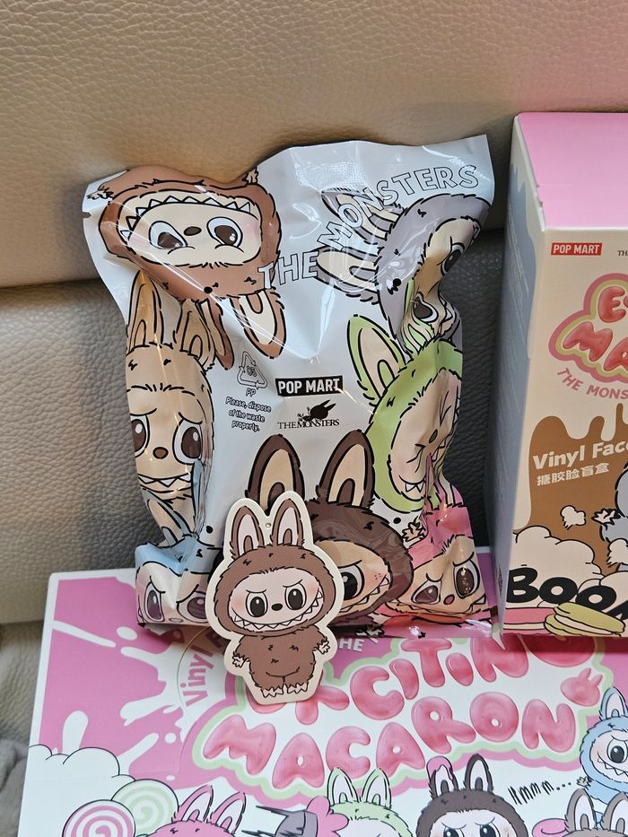 Labubu Toffee Exciting Macaron Pop Mart - photo numéro 3