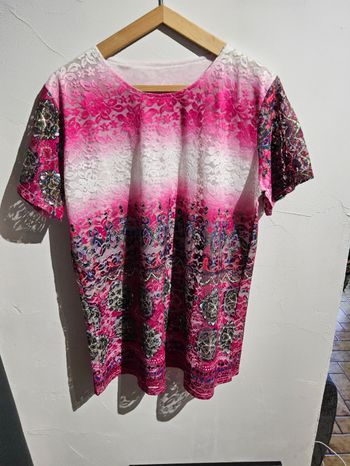 Blouse dentelle taille 46