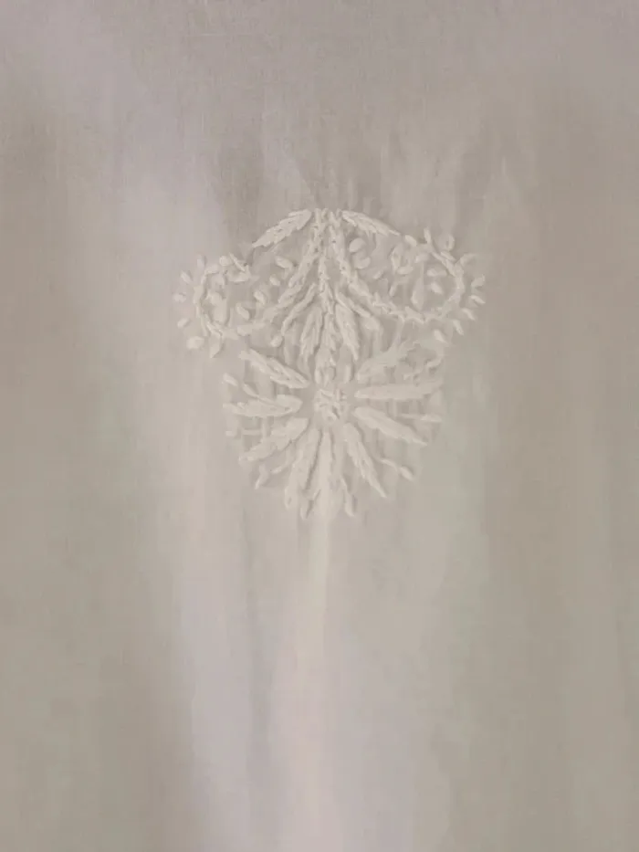 Robe tunique blanche brodée Made in India - photo numéro 10