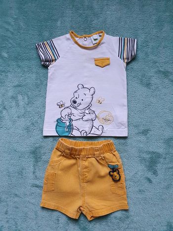 Tres beau ensemble short tee-shirt 6 mois
