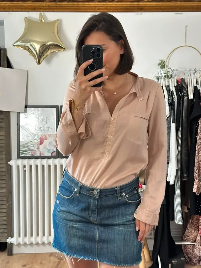 Blouse The Kooples rose pale taille 36 - photo numéro 2