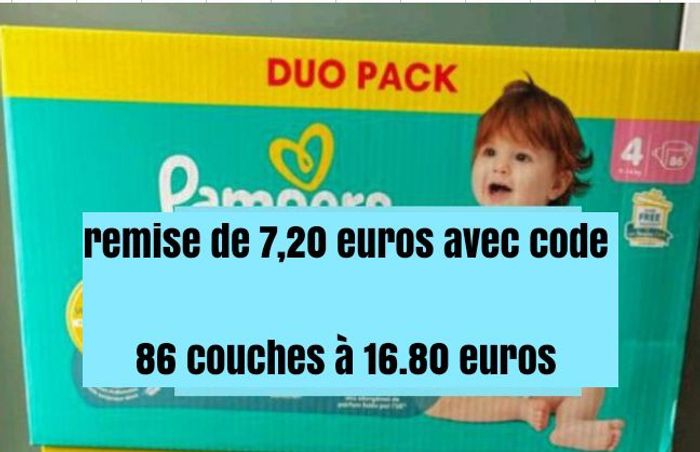 Taille 4 Pampers  a 16 euros