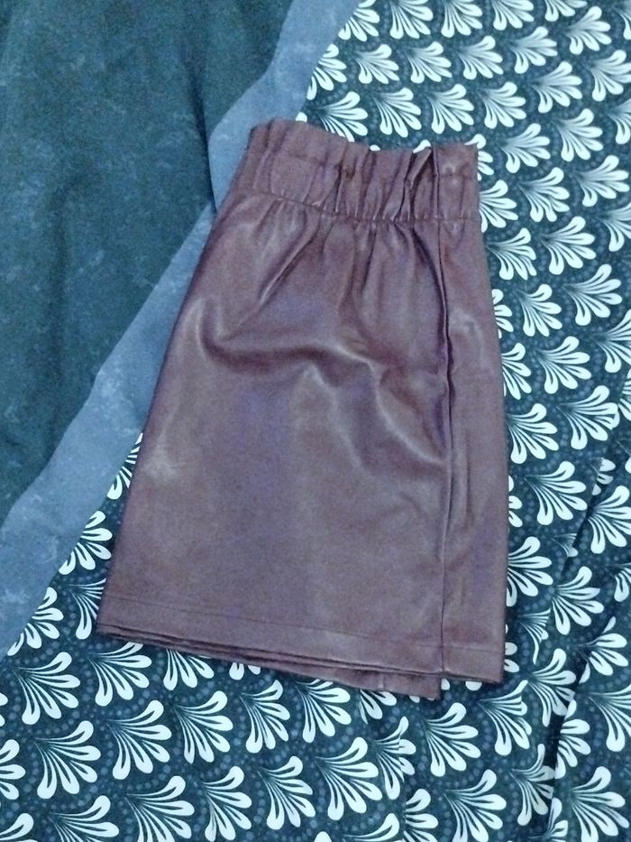 Jupe simili cuir