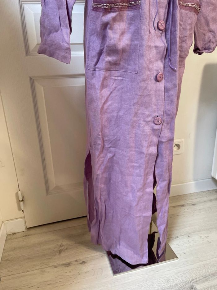 Robe brodée lilas - photo numéro 9