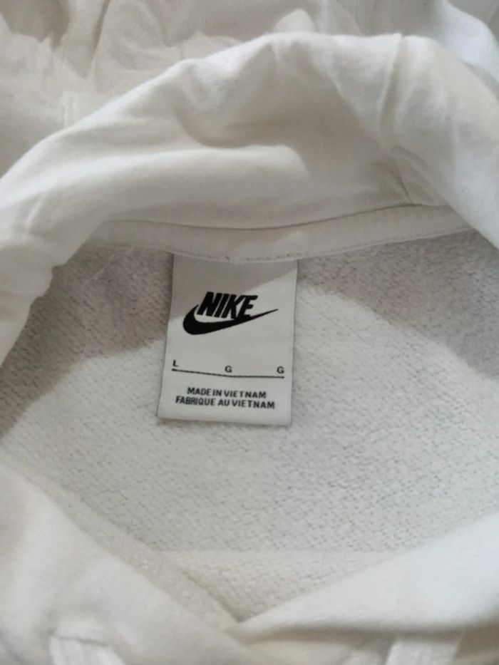 C56 sweat blanc Nike L - photo numéro 3