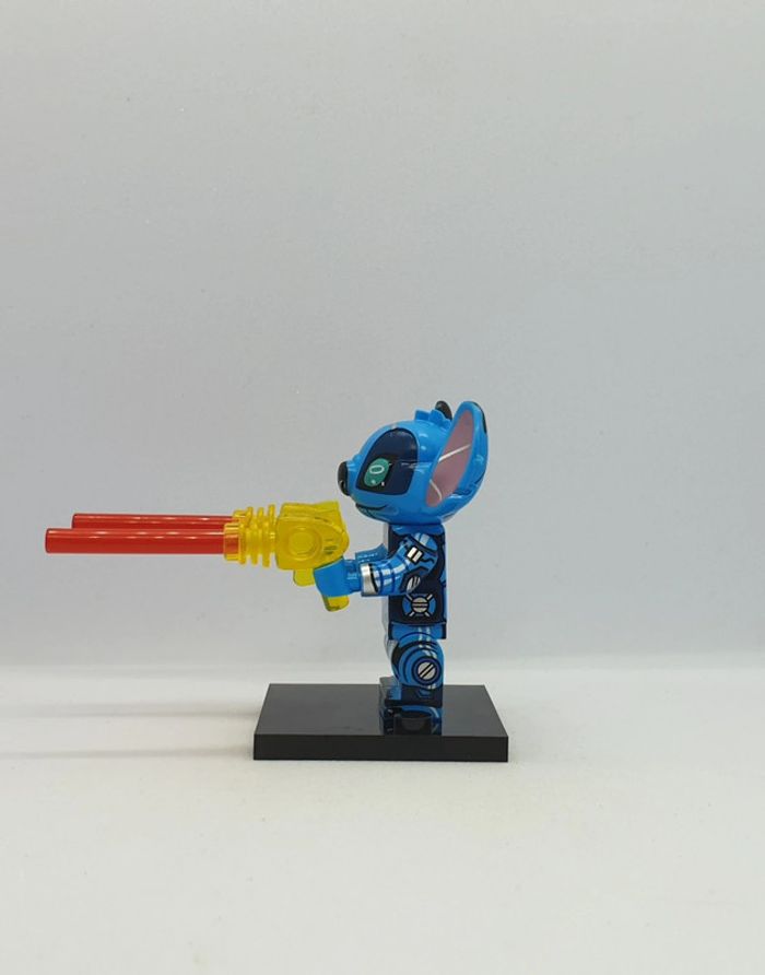 👽 Figurine Disney Lilo et Stitch - Stitch - (Style Lego) 👽 - photo numéro 2