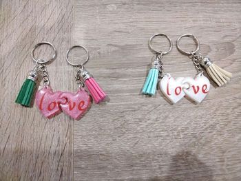 Lot porte clé love 2 differents à choisir