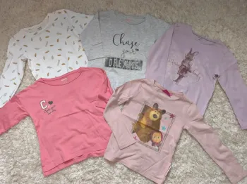 Lot t-shirt ML 6 ans fille