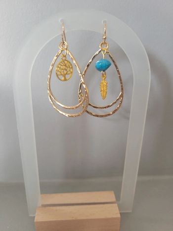 Boucles d'oreilles asymeyriques