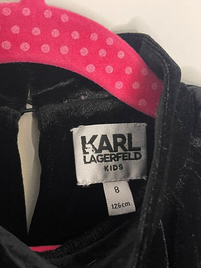 Haut velour Karl lagerfeld 8 ans - photo numéro 2