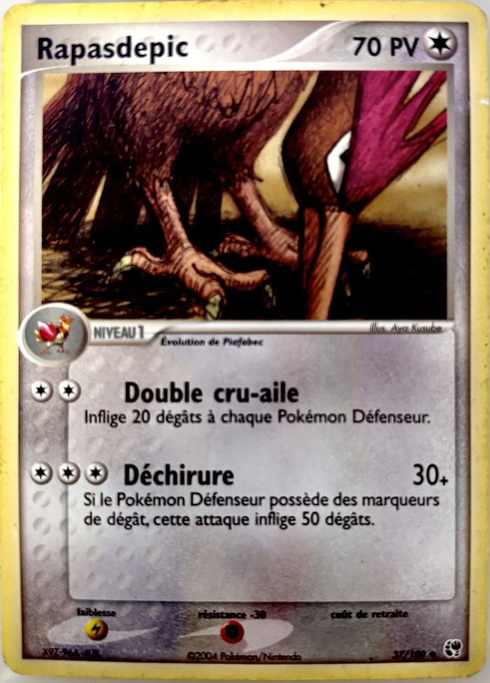 Nintendo Pokémon JCC Rapasdepic EX Tempete de sable (37/100)