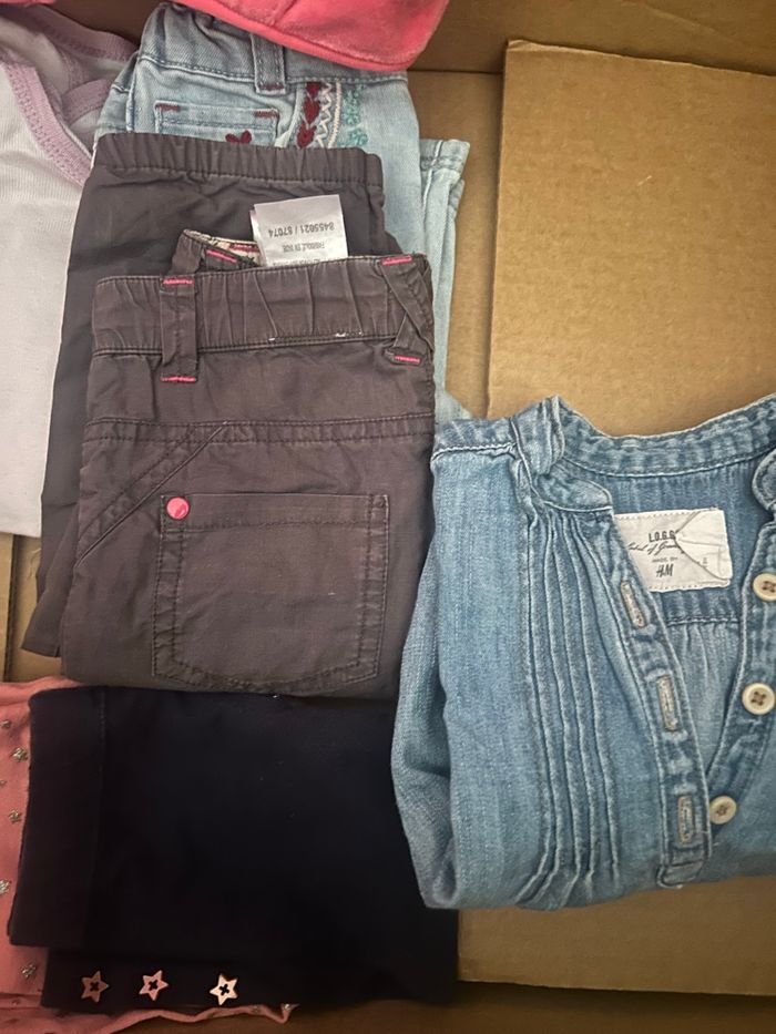 Lot 15 pièces fille hiver 12 mois - photo numéro 3