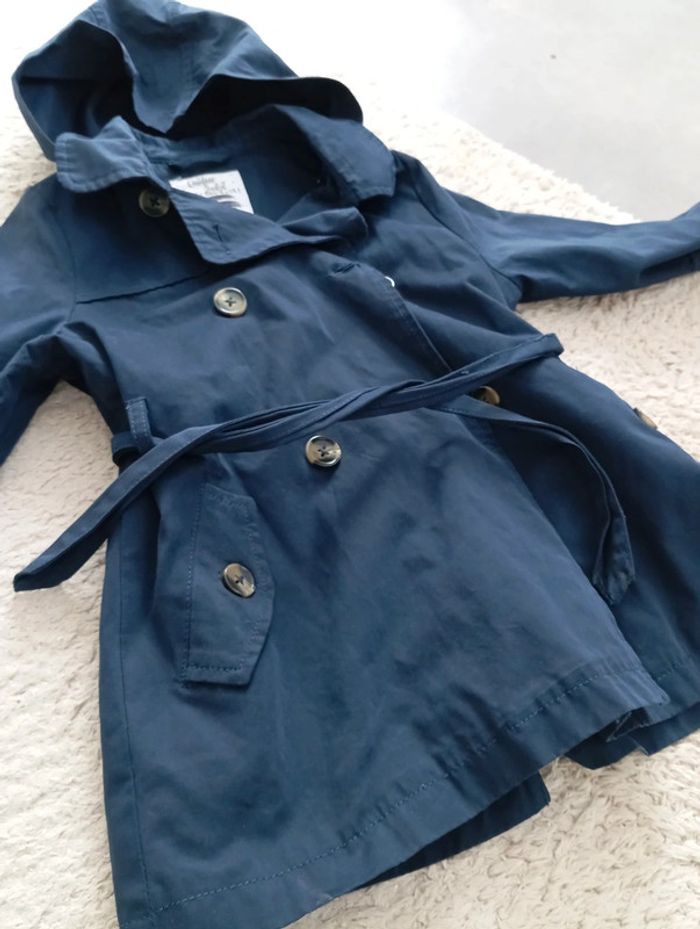 Trench bleu marine Vertbaudet - photo numéro 2